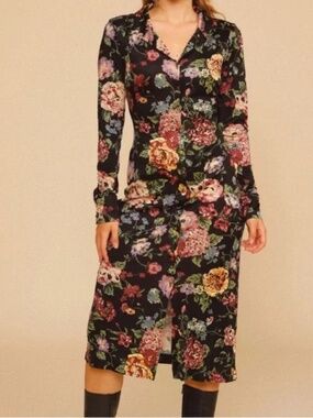 Rouje Paris Luciana Dress in Jardin D'automne Size EU 34